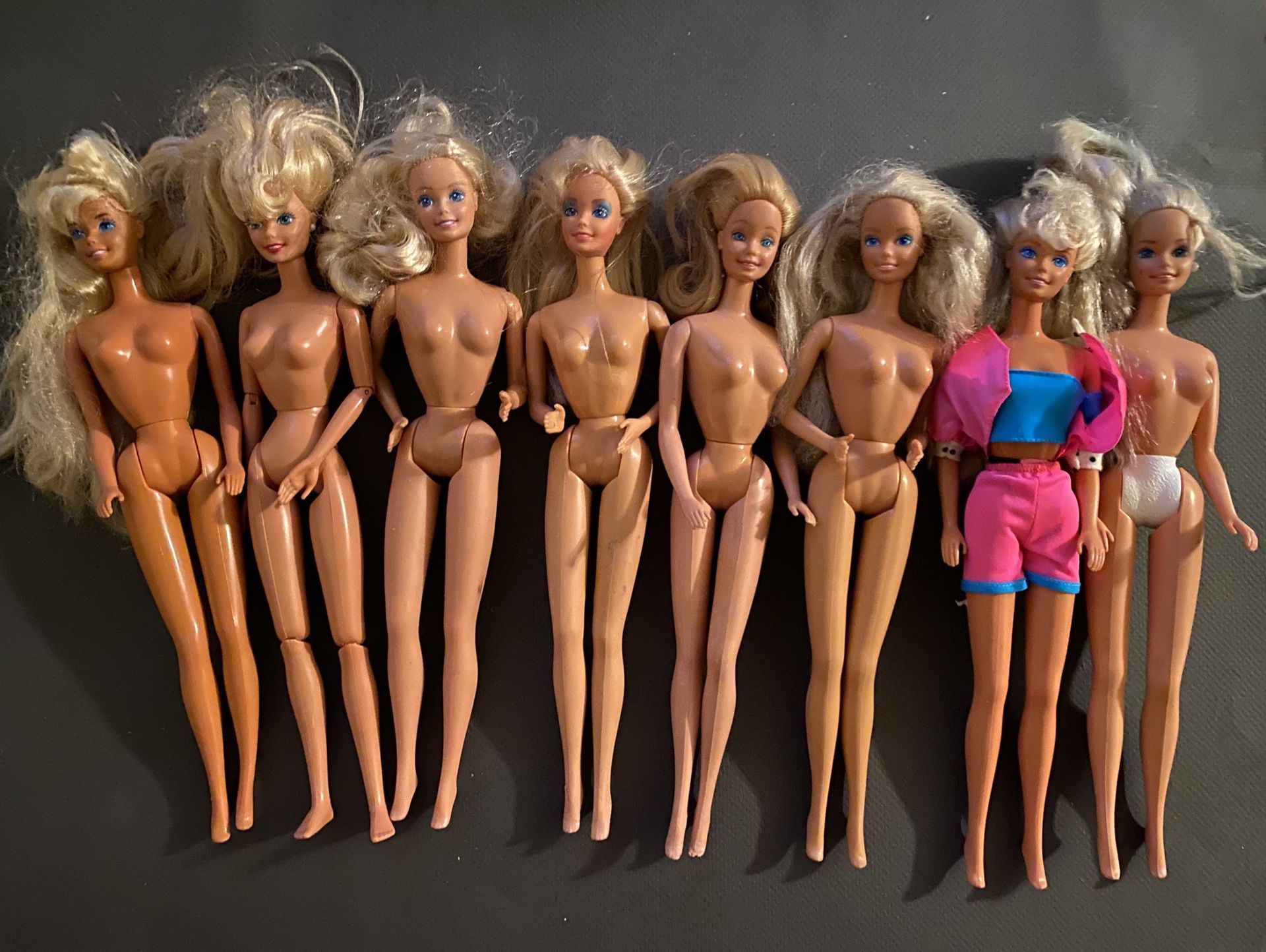 VINTAGE 1960's Barbie doll lot of 8