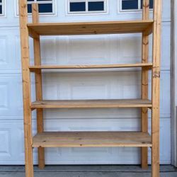 Wood Storage Shelf Cabinet 