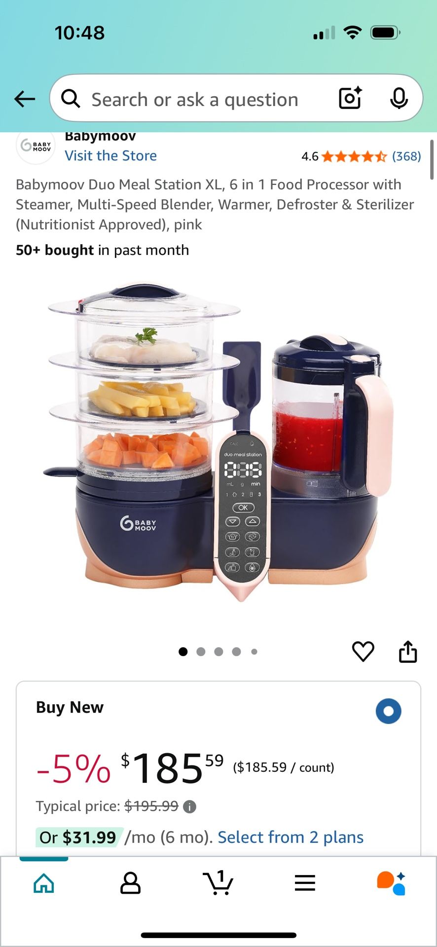 Babymoov Duo Baby Food Maker