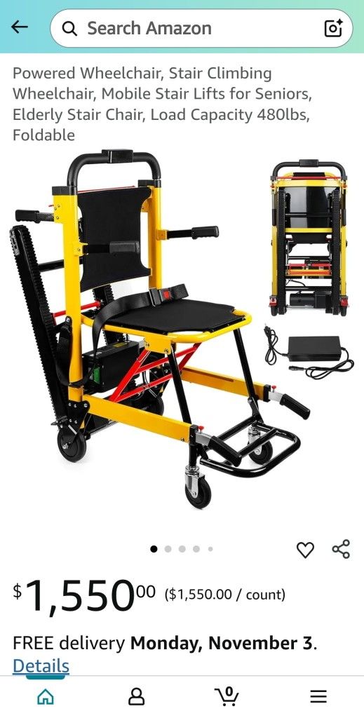 Powered Wheelchair Emergency Stair Evacuation