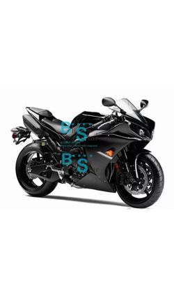 09 -14 Yamaha R1 1000 Glossy Black Fairings
