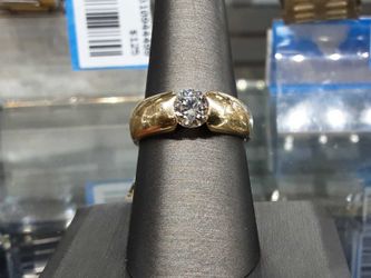 Men's Ring - Yellow Gold 14k (.585) 7.8 grams Size 8