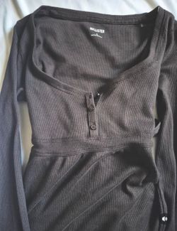 Hollister Brown Baby Doll top