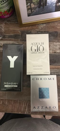 YSL Y, ACQUA DI GIO, CHROME