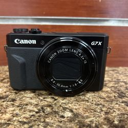 Canon G7X Camera 