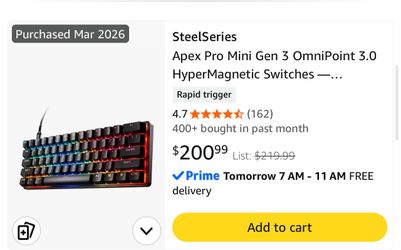 SteelSeries Apex Pro MINI