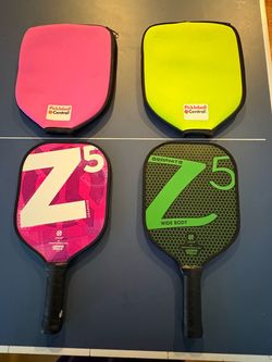 Onix Z5 Pickleball paddle set with covers