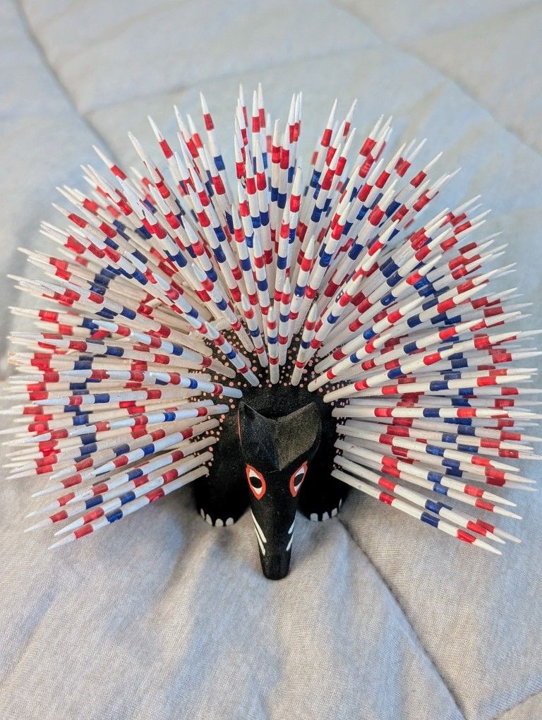 Hand painted Alebrije Porcupine