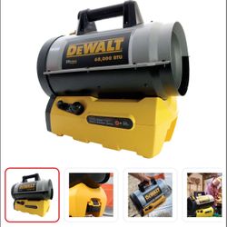 DEWALT 68000 BTU Cordless Portable Forced Air Propane Heater