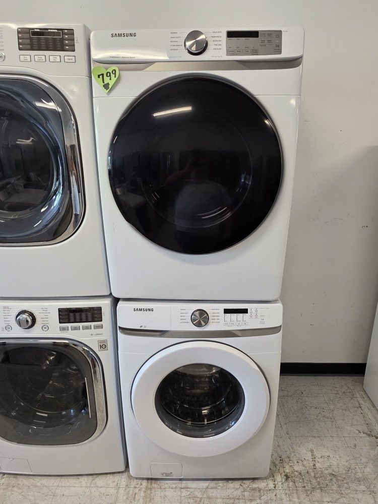 Front Load Washer And Electric Dryer Set Used In Good Condition With 90days Warranty from $775 Up To $850