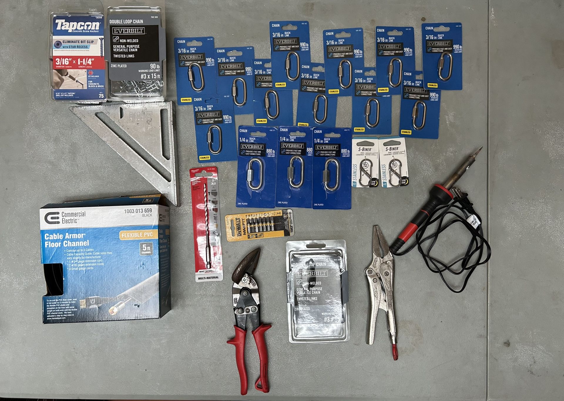 Carabiner - Sottering Iron - Chains - Drill Bit And More