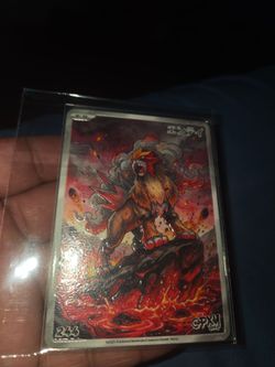 Custom metal pokemon cards