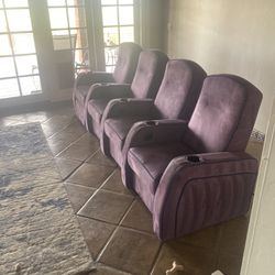 Reclining Movie Theater Chairs 
