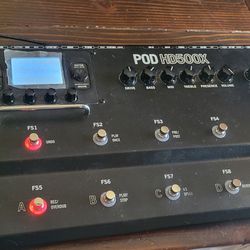 Line6 HD500X amp sim and effects floor unit