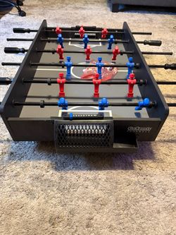 Soccer foosball table