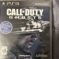 PS3  call of duty ghosts