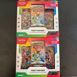 Pokemon First Partner Illustration Collection Boxes