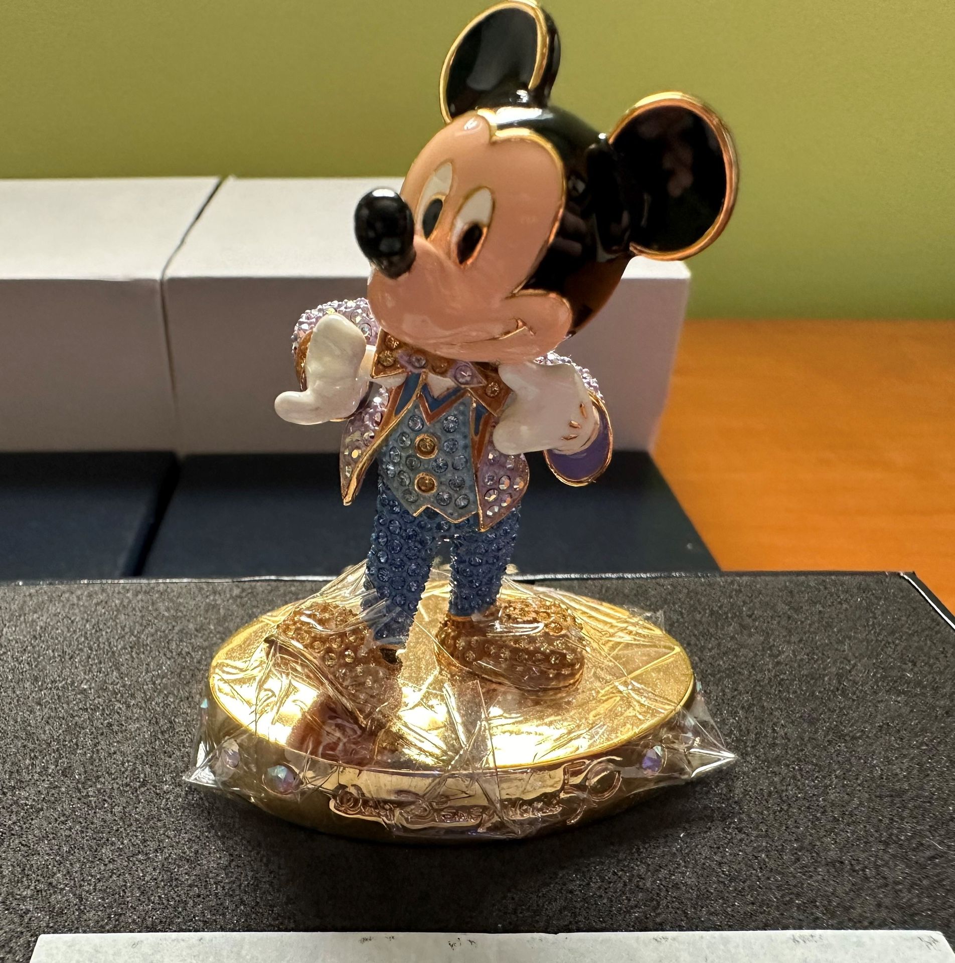 Mickey And Minnie Mouse Figurines By Arribas - WDW 50th Anniversary