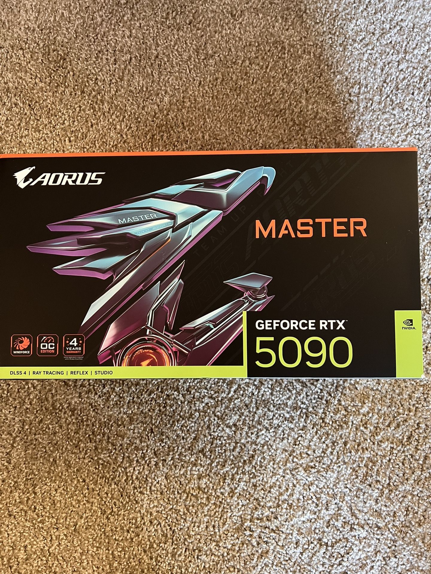 NVIDIA RTX 5090 AORUS MASTER BLACK