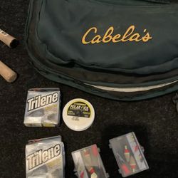 Cabela’s Ice Fishing Rods and Reels in their own case. 