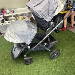 Uppababy Vista Tons Of Extras And Bassinet! 