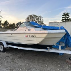 Nice Fishing Boat. A lot Of Deck Space