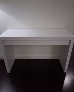 White Ikea Malm Vanity Desk Drawer