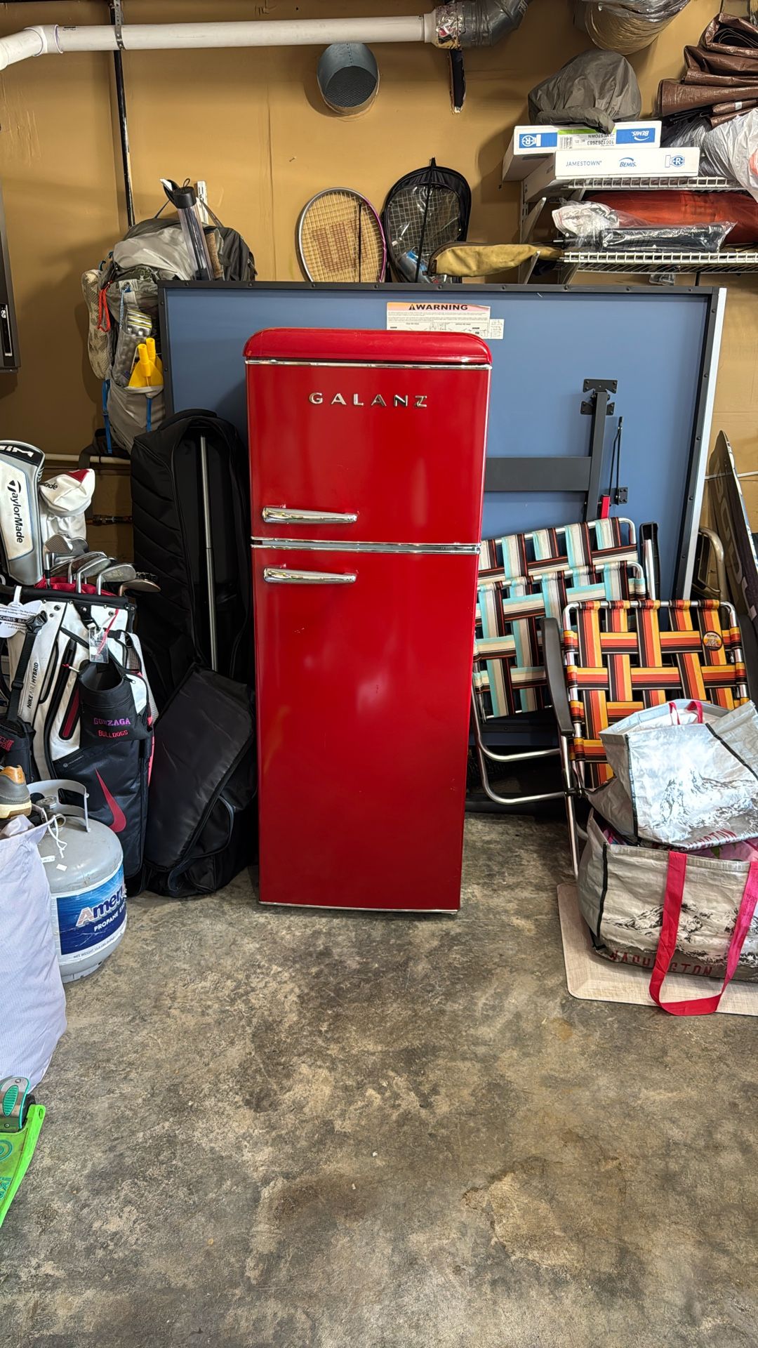 Galanz Retro Top freezer Refrigerator 