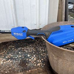 40 V cobalt brushless weedeater with battery