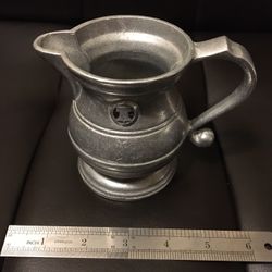 Wilton Liberty Bell Pewter Creamer