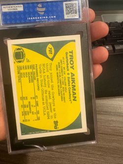 1989 Topps Traded Troy Aikman Rookie RC #70T ISA 10 GEM MINT Cowboys HOF