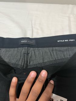 Purple jeans