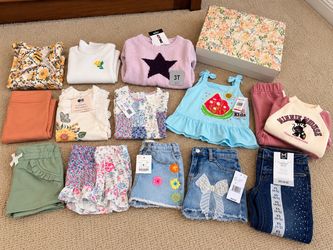 Toddler Girls Clothing Bundle New with Tags size 3T & 4T