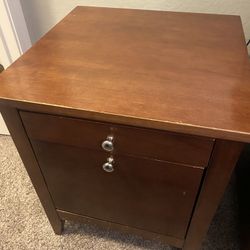 Wooden File Cabinet
