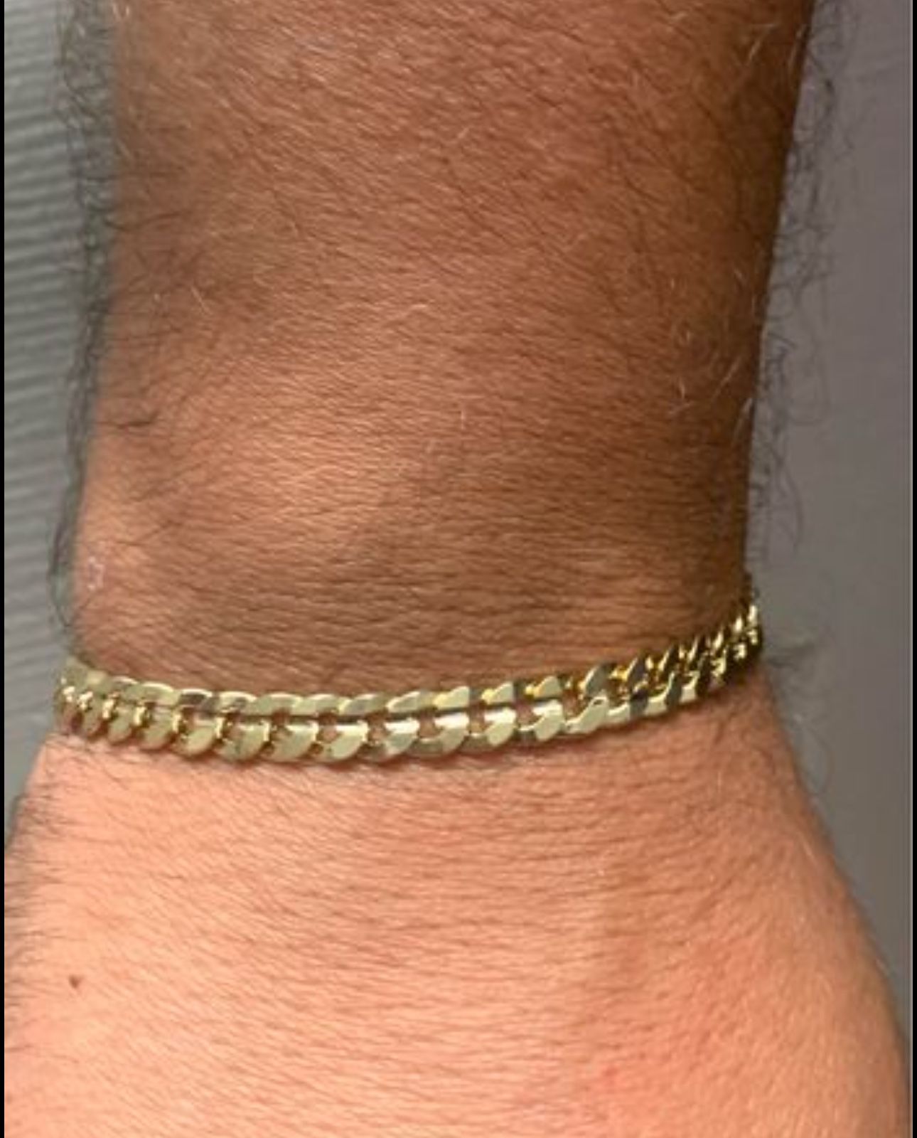 7 mm Concave Cuban link Bracelet 8" Inches