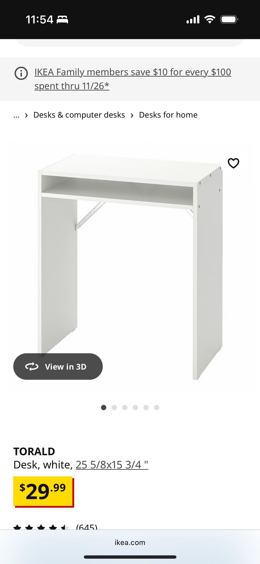 Desk With Extended Tray