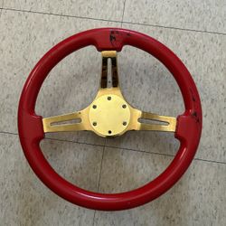 JDM Sport Universal 350mm Heavy Duty Steel Steering Wheel