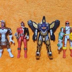 Vintage Power Ranger Action Figure Bundle 