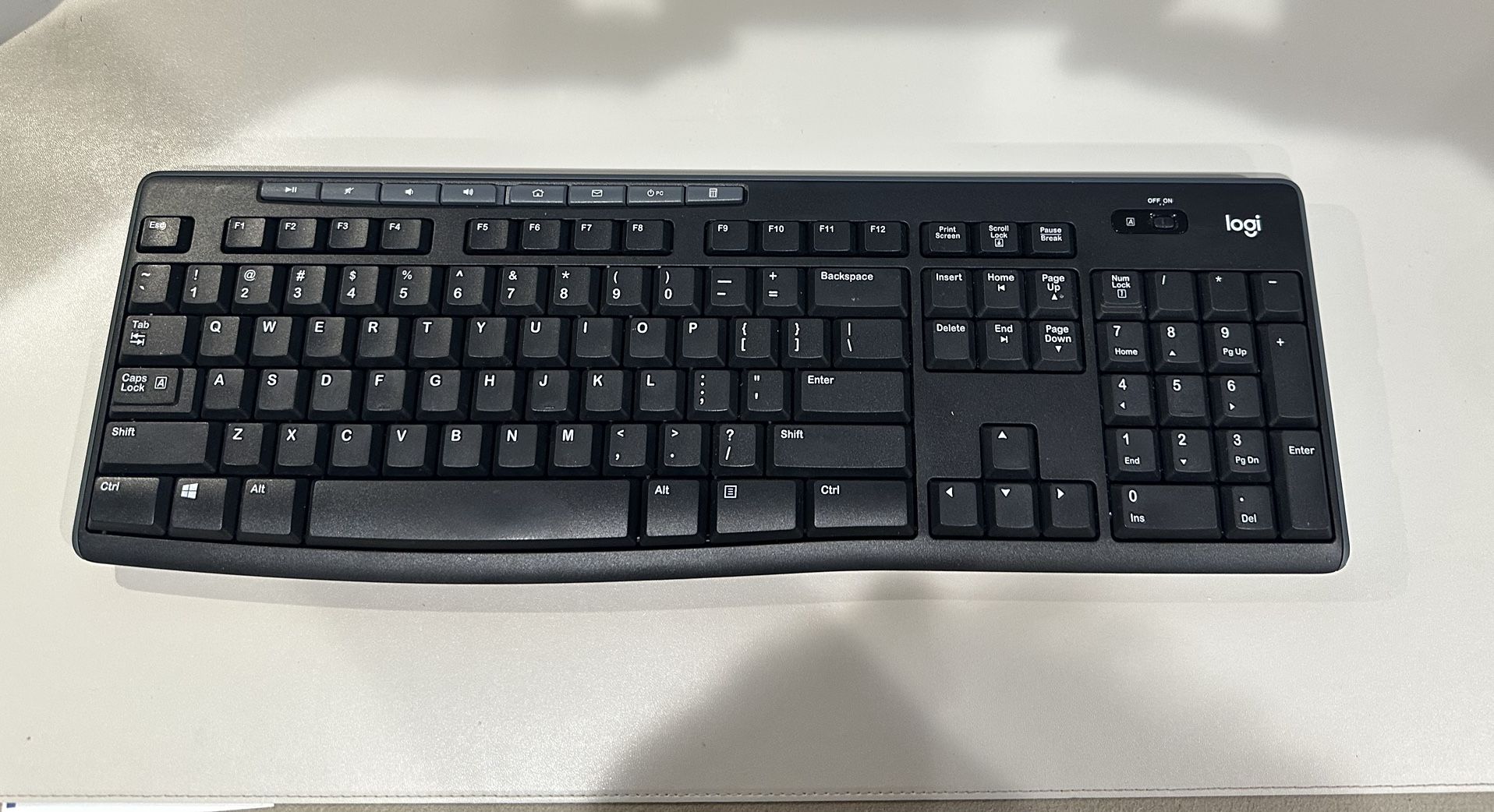 MK270 Wireless Keyboard and Mouse Combo
