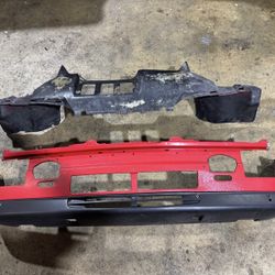 1990 BMW E30 325i Original Front Bumper & Valance (NOS Germany) + 4 Rims/Tires