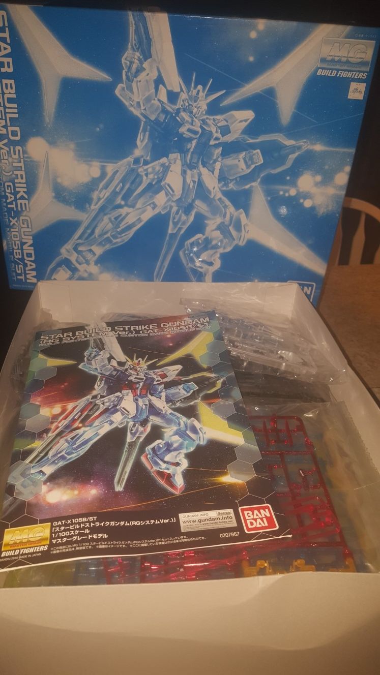 Gundam "STAR BUILD STRIKE GUNDAM (RG SYSTEM Ver.) X-105B SPECTACULAR!