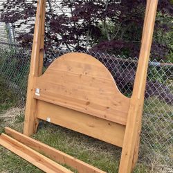 Solid Wood Queen Bed Frame