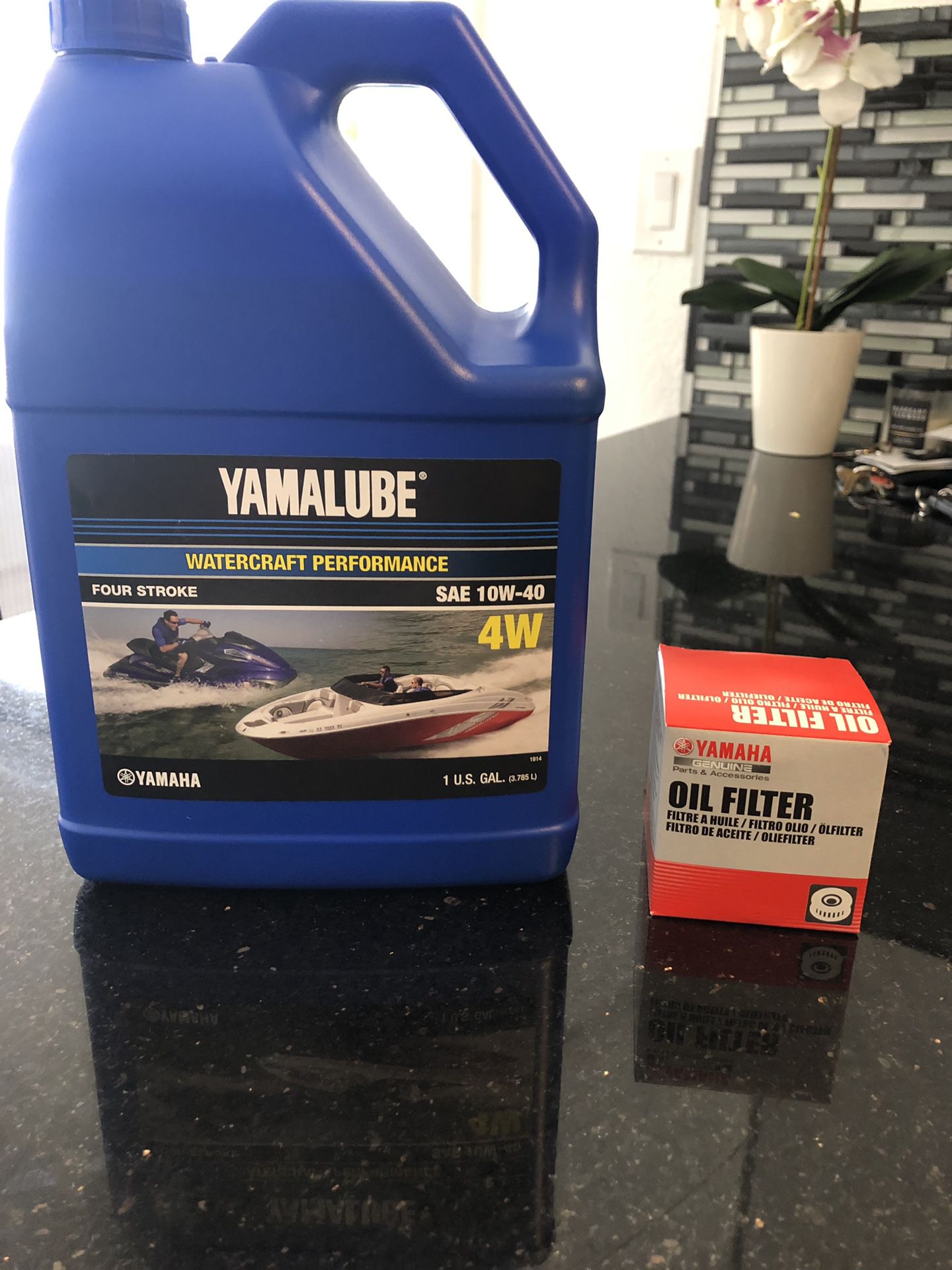 Combo package Yamalube Oil and Oil filter