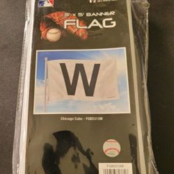 Chicago CUBS - "W" Flag / Official MLB 3x5.