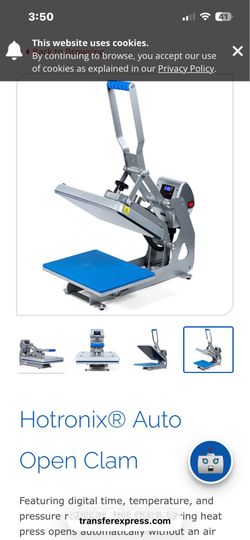 Brand NEW Stahls Hotronix 16x20 heat press.