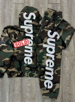 Supreme Satin Appliqué Sweatpants M