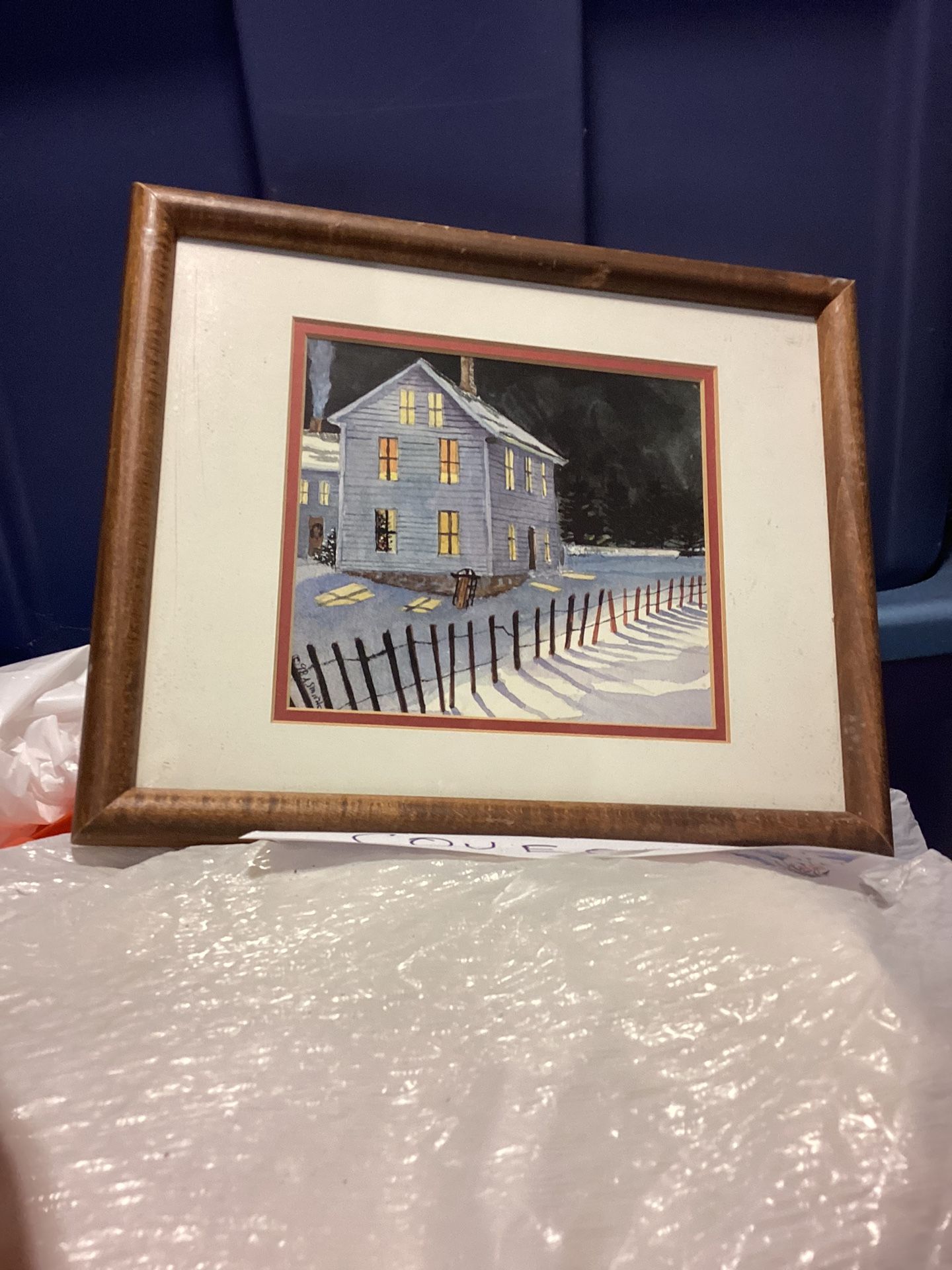 FRAMED PRINT ANDY SMITHS 2000 “SILENT NIGHT”