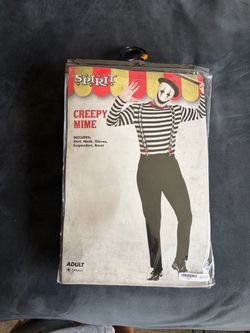 Creepy Mime Costume