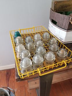 Electric Insulators glass sold Each