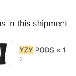 YZY PODS  Size 11 DS 